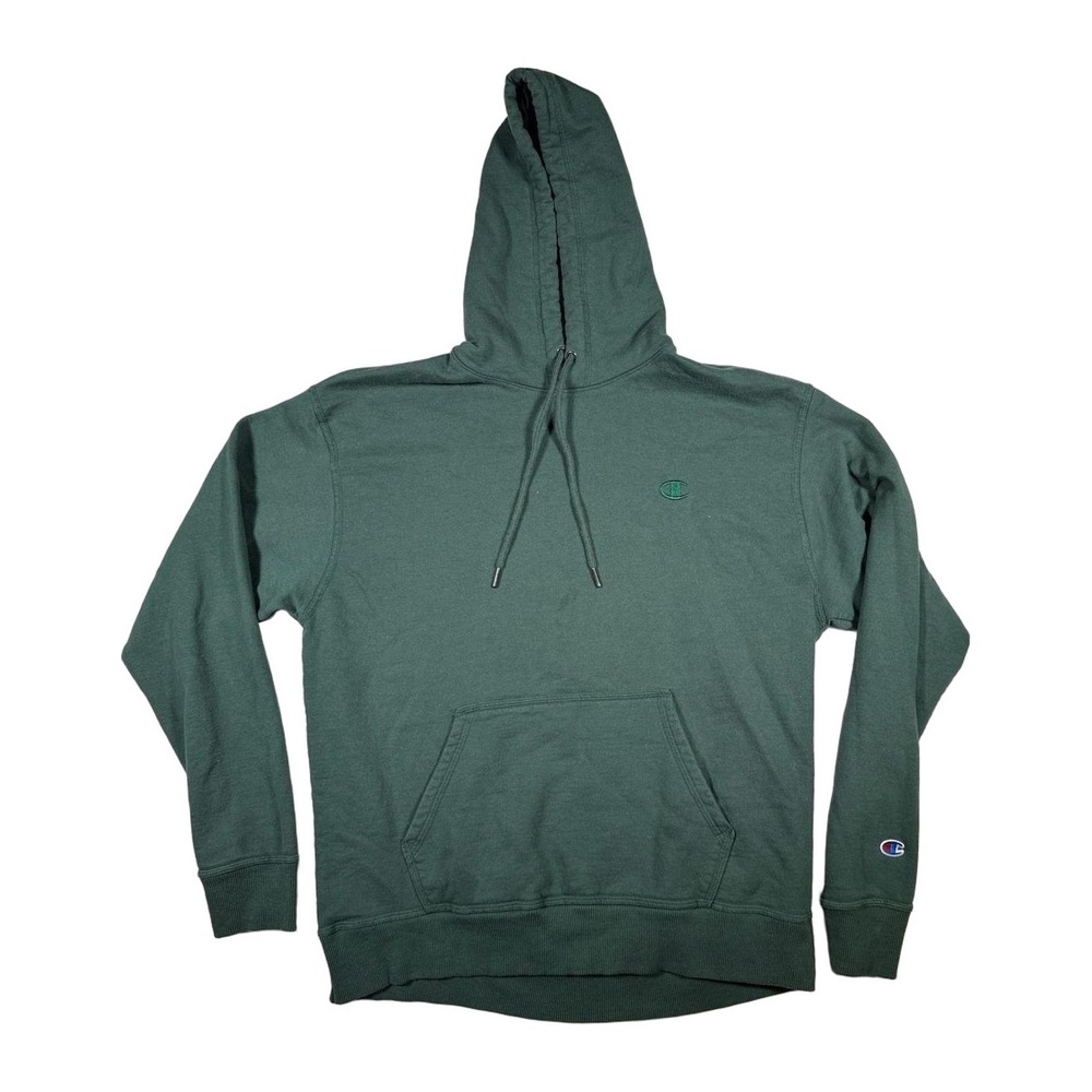 Champion Authentic Athleticwear Green Pullover Hoodie Sweatshirt Men's‎ Size L